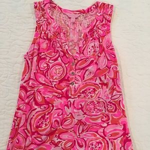 Lily Pulitzer sleeveless Essie top